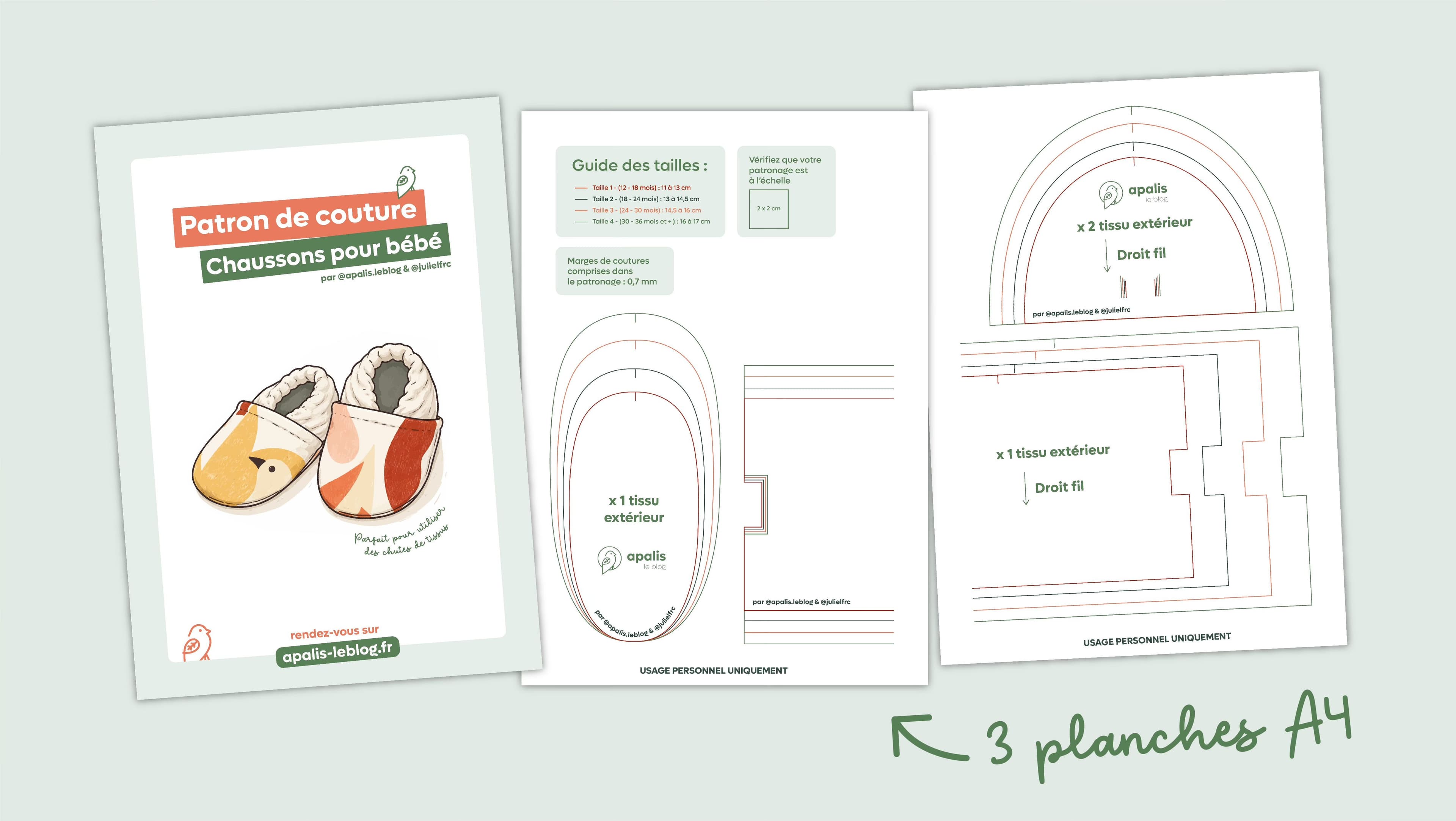 Illustration patron de couture